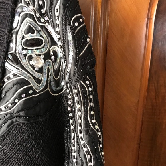 Nannell Cardigan stone embellished XL party sweater On Sale - Picture 3 of 5